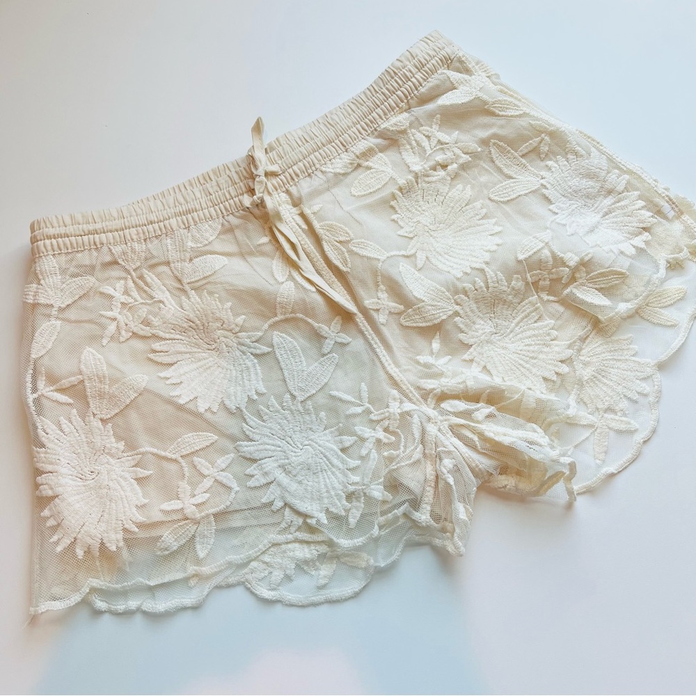 Solitaire swim lace shorts